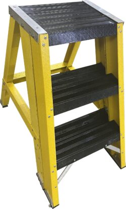 Model No. F1800 Fibreglass Stools for Electrical, Home and Commercial Use, Professional Insulated Access Stool for Reaching, Maintenance, Storage and Everyday Utility Tasks